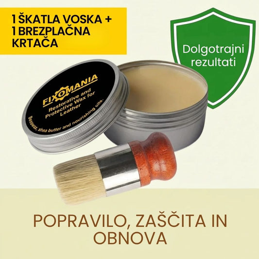 Vosek za Usnje — Popravljalni, Zaščitni in Obnovitveni Vosek, Dolgotrajno in Učinkovito